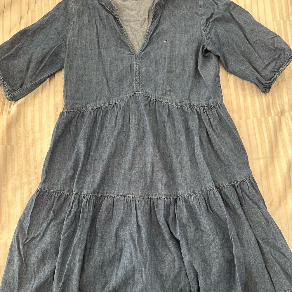 Tommy Hilfiger Blue Denim Kids Dress